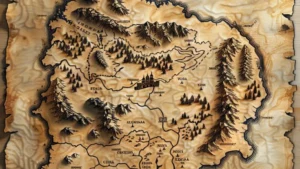 Lord Of The Rings Text Adventure Game Map 